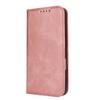 For iPhone 17 Case PU Leather Calf Textured Magnetic Closing Smart Phone Cover