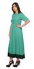 Moomaya Solid Casual Cotton Dress For Women A-Line Long Maxi Kurti Women