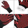 Extreme Heat Resistant Microwave Oven Gloves Fireproof Oven Mitts Flame Retardant Non-slip 300-500 Centigrade BBQ Fire Gloves