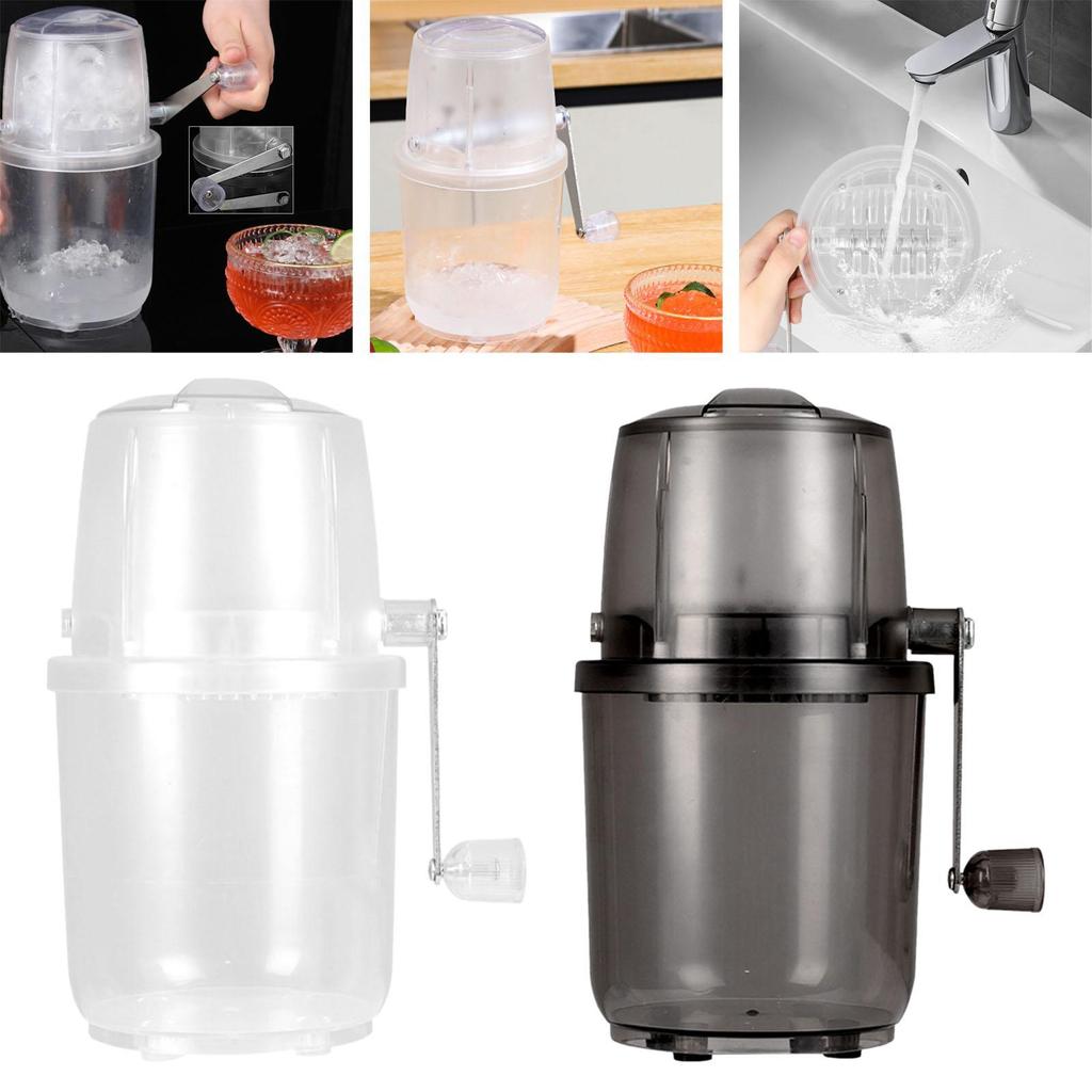 Портативная машина для приготовления сока, кухонная утварь, мелкая стружка, снежные конусы, ручная роторная дробилка льда, ручная машина для приготовления строганного льда для баров