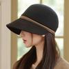 New Cap Women's Autumn Windproof and Warm Woolen Hat Travel Shopping Equestrian Hat Perfect for Cold Weather, Winter Headwear
