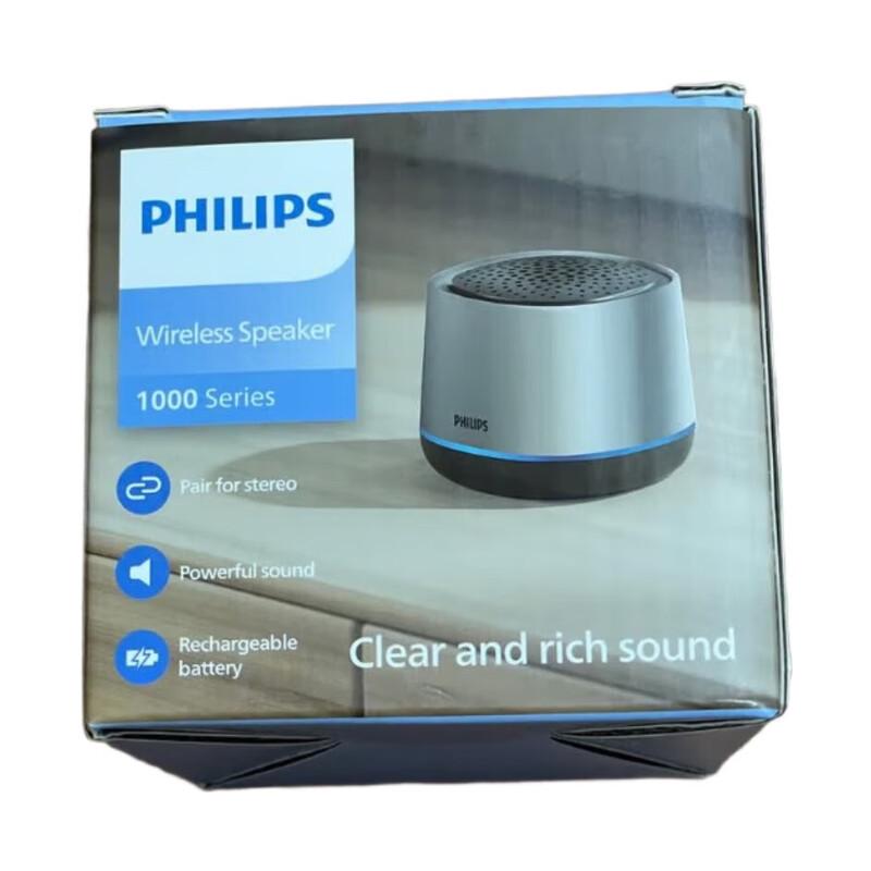 Мини-портативная Bluetooth-колонка Philips, штекер CN (адаптер в комплекте)