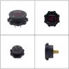 Automotive Digital Display Modified Voltmeter, Motorcycle Mounted, Waterproof LED Lens Display Instrument