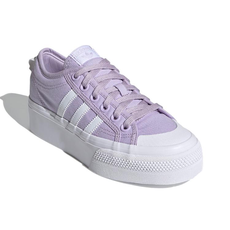 adidas Женские кроссовки на платформе Nizza 'Purple White' FV5455