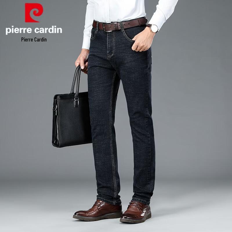 Pierre Cardin Мужские весенние прямые свободные эластичные джинсы