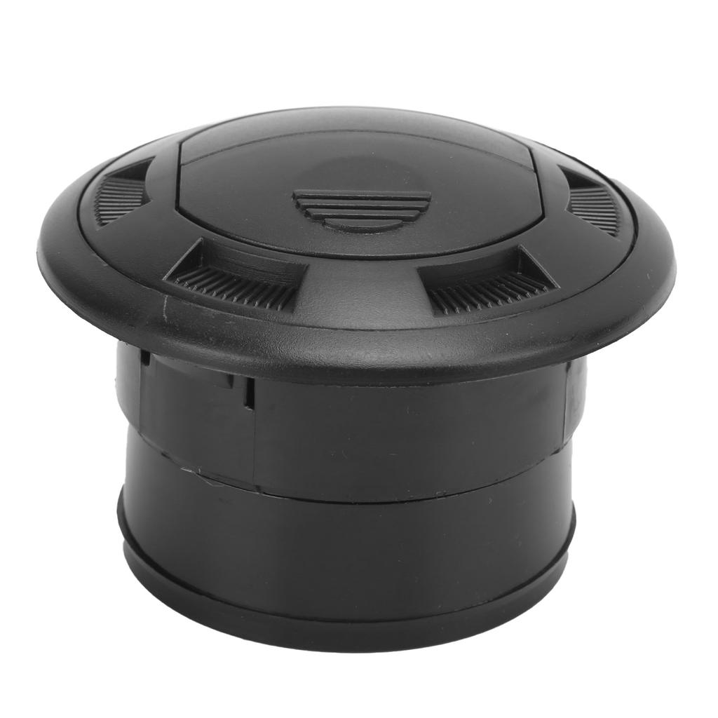 75 мм дефлектор кондиционера на приборной панели, черный круглый вентиляционный выход, универсальный для автобуса RV