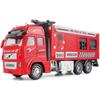 1/32 Alloy Water Tanker Model Simulation Fire Transport Vehicle Pull Back Car Inertia Toy Car Metal Children Toy Car