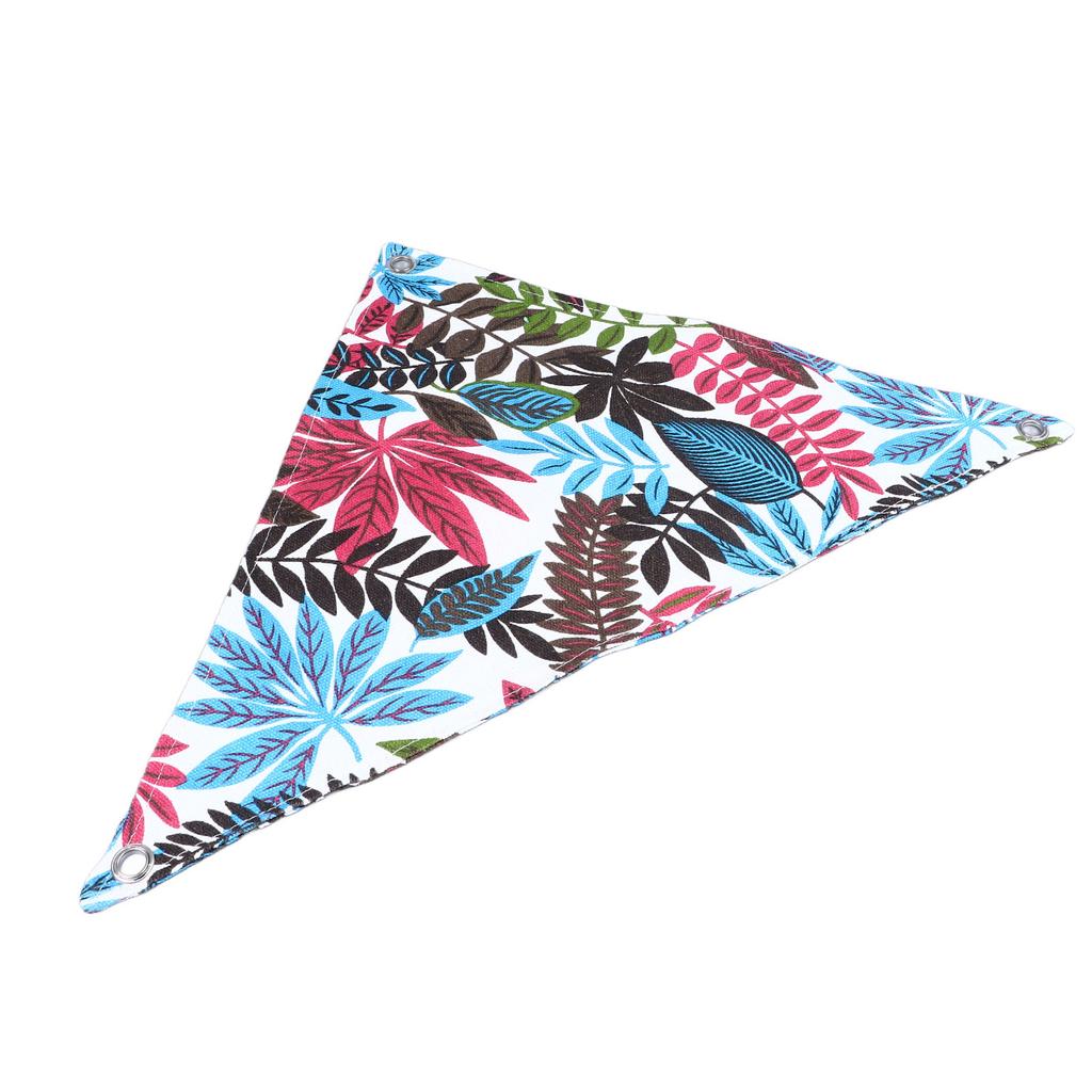 Reptiles Triangular Hammock Colorful Flower Pattern Bearded Dragon Hanging Lounger with Suction