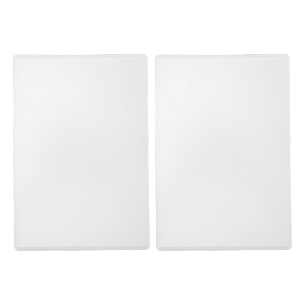 2pcs Transparent Die Cutting Plate 19.5×15CM Die Cutting Pad Cutting Pads Scrapbooking Supplies