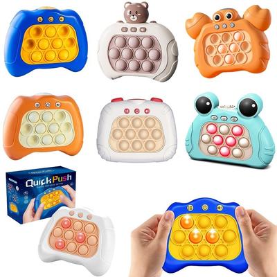 Push Game Pop Electronic Pushit Pro Super Bubble Pop Game Light Push Up Poplight антистресс игрушки для детей подарок для взрослых