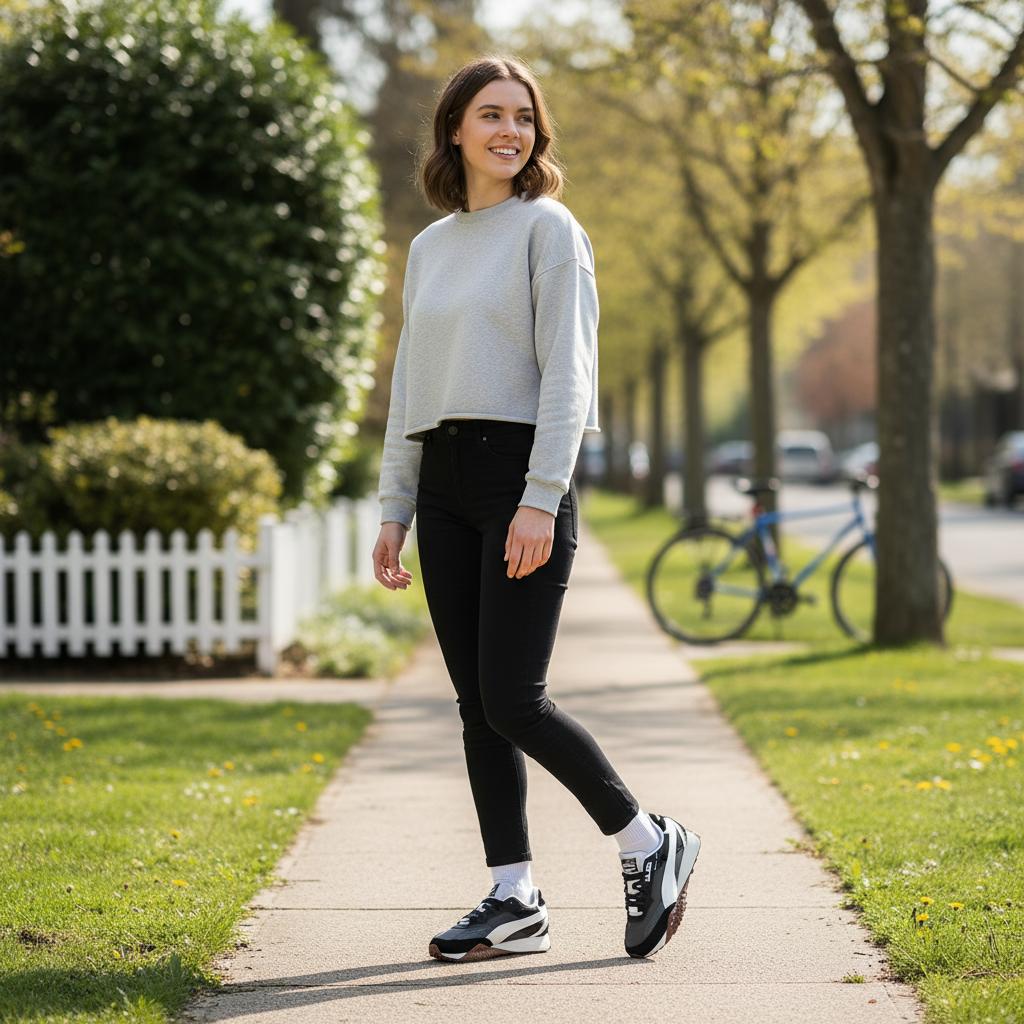 Puma Blktop Rider Neo Vintage Удобные Универсальные Прочные Низкие Повседневные Кроссовки Унисекс Черный Серый Белый 39315106