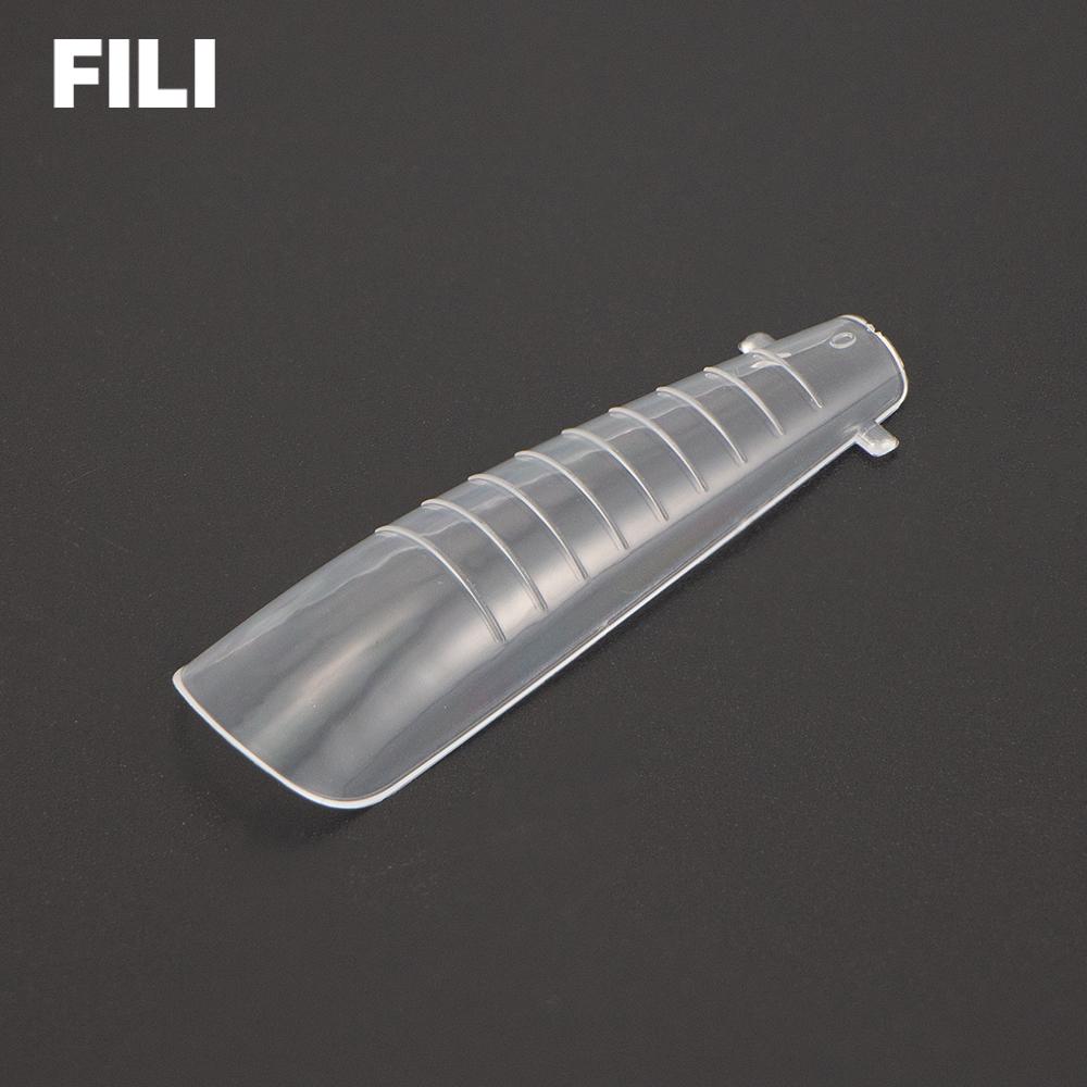 Многоразовый маникюрный инструмент, полное покрытие, стилет, гроб, миндалевидные ногти, УФ-гель, пластиковая форма для быстрого наращивания ногтей, двойные формы