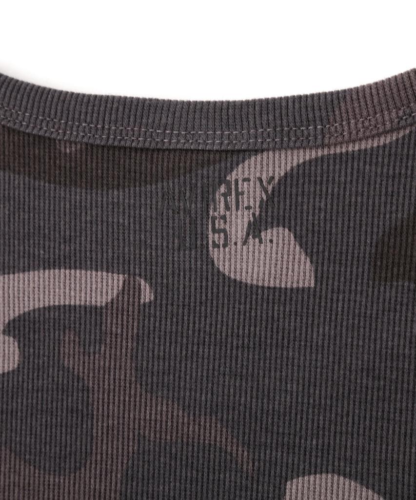 AVIREX DAILY RIB SHORT SLEEVE CREW NECK T-SHIRT(WEB Exclusive) CAMOUFLAGE black