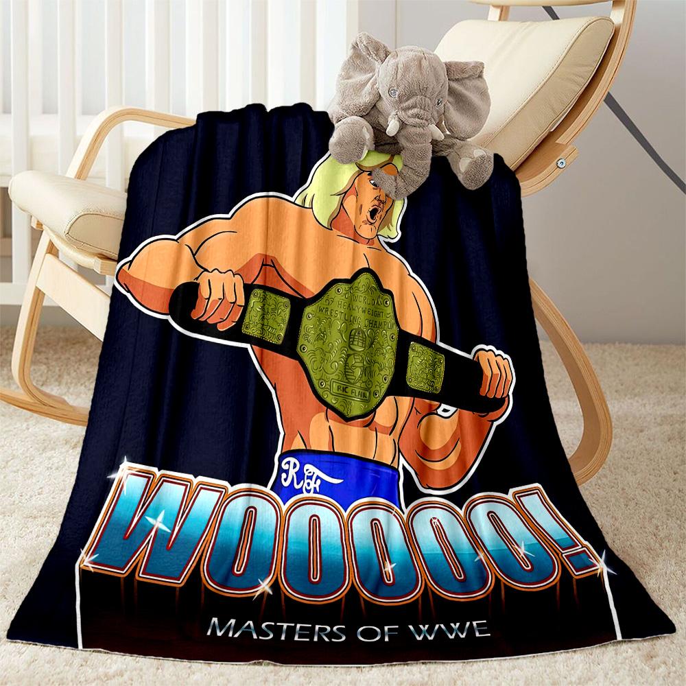 Ric Flair2 Blankets are suitable for living rooms,making them an ideal choice for outdoor travel and gifts.