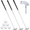Wettarn 3 Набора Гольф-Паттер Двусторонний для Мужчин Женщин Детей Клуб с 6 Тренировочными Мячами для Леворуких или Праворуких Гольфистов В Помещении На Улице
