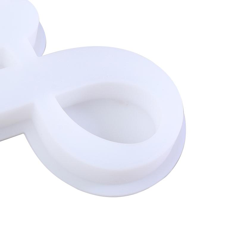 Полая гипсовая форма для украшения «Любовь» своими руками, ленточная свеча в форме сердца, гипсовая силиконовая форма, подарок на День святого Валентина, домашний декор