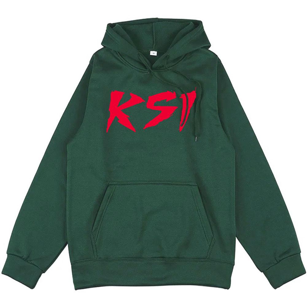 Толстовки с капюшоном в стиле хип-хоп и рэпера KSI Heavy Mental Fashion Unisex Graphic Clothing Winter Fleece Hooded Pullover Casual Men Hoody
