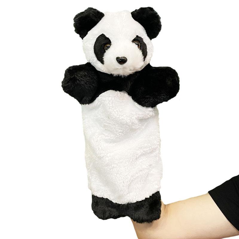 Интерактивная кошка ручная кукла животное ручная кукла кошка борцовские перчатки детское раннее образование обучение ручные марионетки товары для питомцев