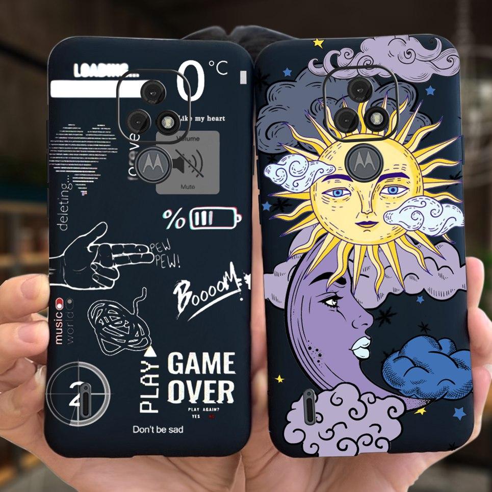 Cover For Motorola Moto E7 Plus Case Silicone Soft TPU Bumper Fundas For Moto E7Plus Phone Cover For MOTO E7 E 7 Plus Coque Etui
