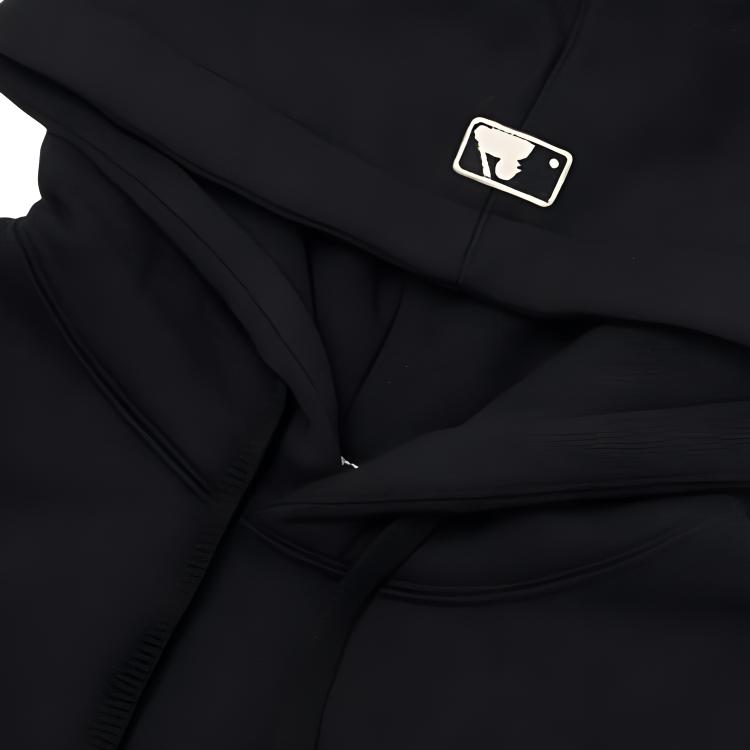 MLB Sweatshirts Unisex Black Hooded Moderate Other 3AHDB0326-50BKS