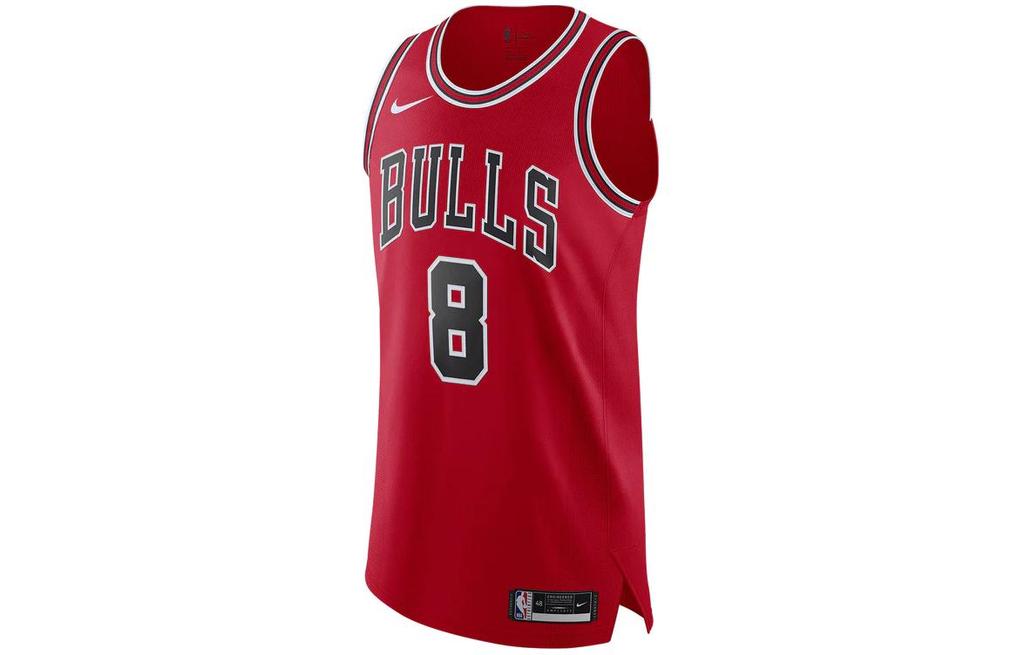Nike Basketball Jersey Player Edition, Chicago Bulls, Away, Zach LaVine, Size 8 Unisex Red AV2627-657