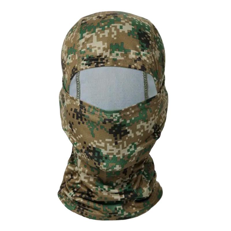Men's Outdoor Cycling Tactical Camouflage Balaclava Sunscreen Skullcap Helmet Liner