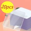 Double Sided Adhesive Tape 20PCS Removable Wall Mounting Sticky Gel Tape Washable Traceless Transparent Tape for DIY Craft Home Office