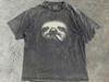 Sloth T-Shirt - Perfect Gift For Sloth Lovers - Vintage/Y2K/Smoking Sloth/Cigarette/Edgy Meme Lazy Animal Graphic Tee