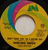 7-дюймовая пластинка GARLAND GREEN - Не думай, что я жестокий парень 55188 UNI Records 1969 US Соул/Фанк Б/У