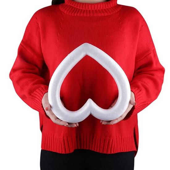 1/10Pcs Women Hollow Heart Foam Modelling DIY Craft Wedding Party Decor Supplies