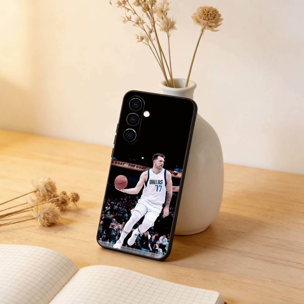 Чехол для телефона Baskerball L-Luka D-Doncic LD для Samsung Galaxy A73,A72,A71,A70,A53,A52,A51, Мягкий силиконовый черный чехол
