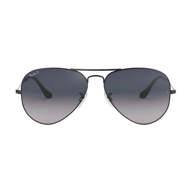 RAYBAN Поляризационные Солнцезащитные Очки Авиаторы Пилот Металлическая Рамка Оружейный Металл Унисекс Стиль для Пары -004/7862 0RB3025