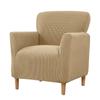 Polar Fleece Tub Chair Cover for Living Room Spandex Club Armchair Slipcovers Elastic Single Sofa Covers Home Bar Counter Hotel