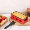 Stainless Steel Cheese Melter Pan Wooden Handle Cheese Fondue Set Mini Cheese Grill  Picnic