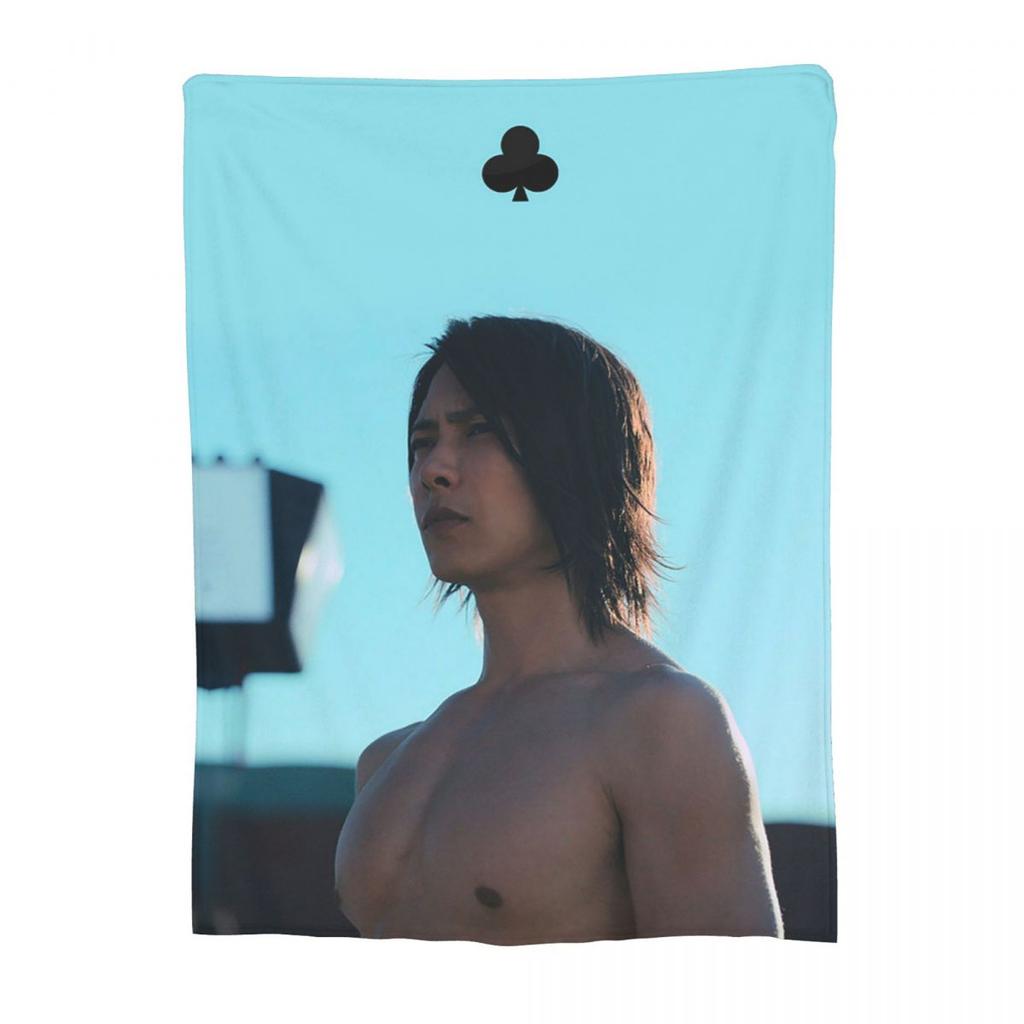 Alice In Borderland Chishiya Blanket Soft Warm Flannel Throw Blanket Cover for Bed Living room Picnic Travel Home Couch