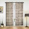 Сарай Деревянные Двери Ферма Оконные Шторы Домашнее Украшение Гостиная Шторы Оконные Обработки Шторы Шторы Для Кухни Спальни
