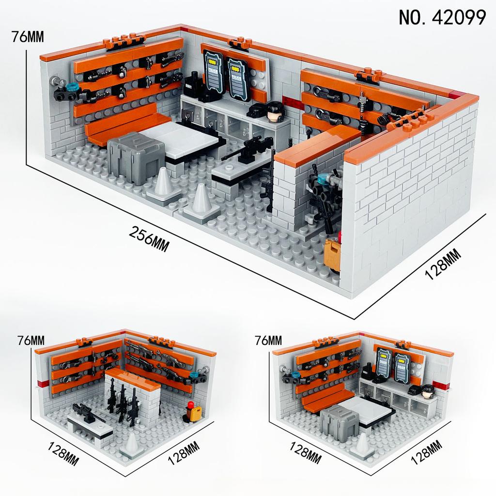 Военная серия Полиция Специальное полицейское оборудование Арсенал Конструктор Игрушки