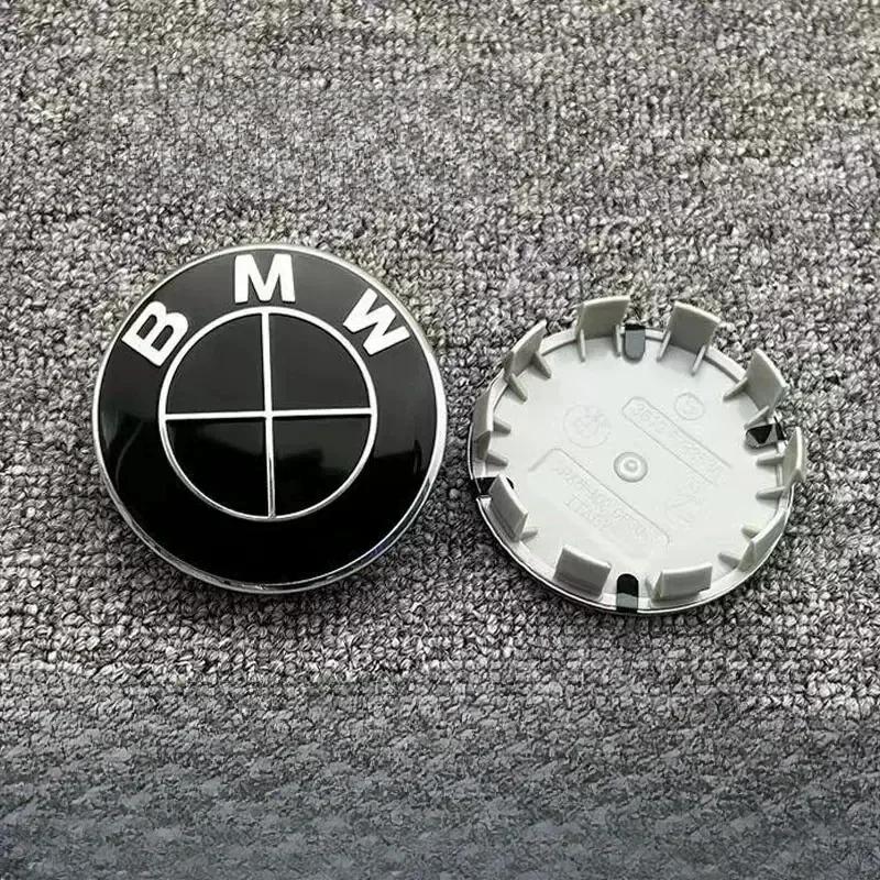 BMW GROUP 4Pcs 56/68mm Car Wheel Center Hub Cap For BMW E87 M Performance E36 E46 E60 E90 E91 E92 E93 F30 F20 M3 Car Accessories