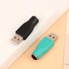 PS2 To USB Male Adapter For Computers PC Laptop Mouse Keyboard USB Male To Connector Keyboard Adapter Head