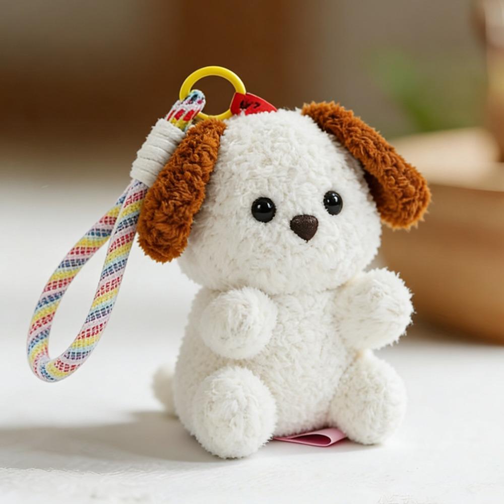 Bag Charms Dinosaur Plush Pendant Metal Ring Decoration Elephant Plush Doll Cute Jewelry Gift Panda Plush Key Ring Backpack