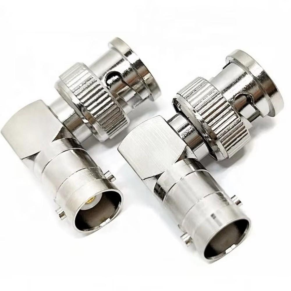 L-Shaped BNC Right Angle Connector 90 Degree Angle BNC RF Coaxial Converter