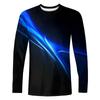 Men's T Shirt O-Neck Clothing Apparel Outdoor Long Sleeve Print Fashion Designer Vintage