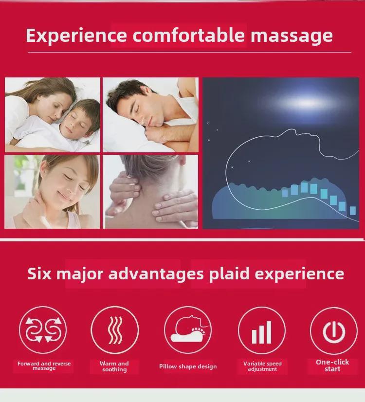 Электрическая подушка-массажер для всего тела - Подарок для облегчения боли в шее, плечах, спине и пояснице