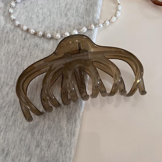 Women Hair Claw Large Size Hair Clip Plastic Gripper Style Back Head