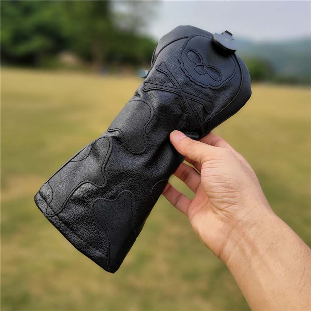 Hybrid Skeleton Golf Club Headcover Club Head Protector Golf Head Covers Skull Golf Putter Cover