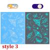 4pcs Luminous Glow Waterproof Temporary Tattoo Sticker Star Butterfly Flash Tatto Women Men Arm Body Art Fake Tattoos