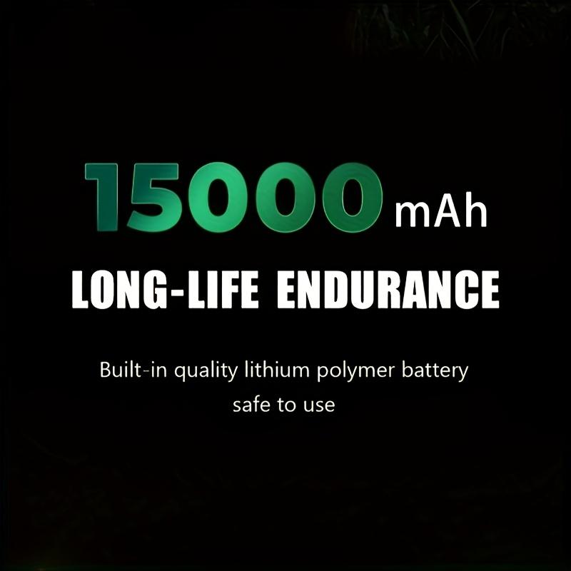 Portable Waist Fan,3 In 1 Multifunctional USB Rechargeable Hands Free Body Cooler with 15000mAh Battery,7Adjustable Speeds,Brushless Motor for Outdoor