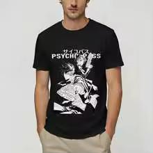 Psycho-Pass Shirt Vintage Washed Unisex Oversized Anime Streetwear Soft Cotton Short Sleeve Tee Gift Clothing Tops 2026 Hot Sale