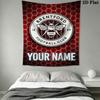 Custom Brentford Wall Hanging Printed Fabric Blanket Decorative Tapestries for Bedroom Living Room Home Decor