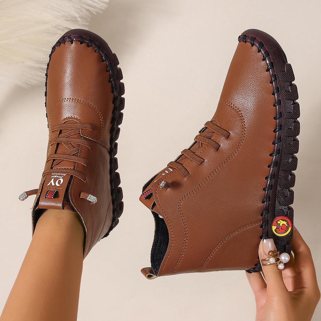 Женская обувь удобная и дышащая, обувь с высоким верхом, весенне-летняя ручной работы с мягкой подошвой